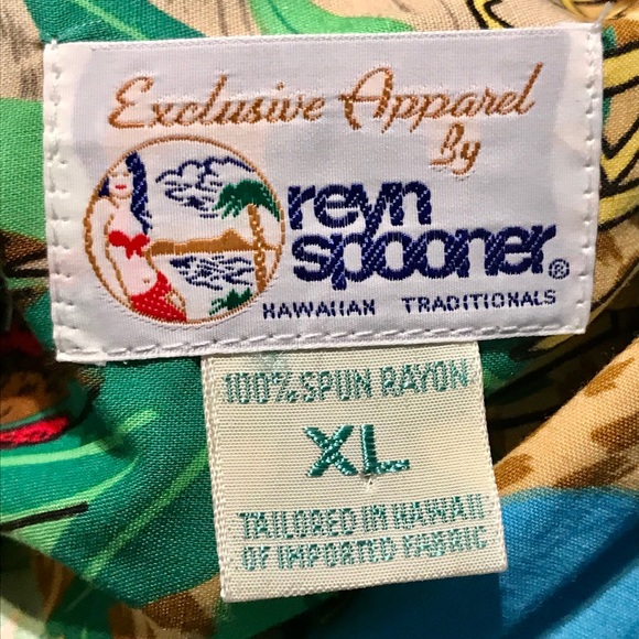 Vintage Jimmy Buffett Margaritaville Made in Hawaii Reyn Spooner Button Shirt - Picture 12 of 12